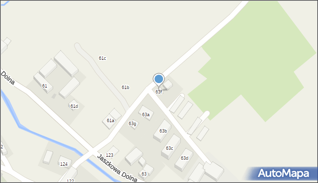 Jaszkowa Dolna, Jaszkowa Dolna, 63f, mapa Jaszkowa Dolna