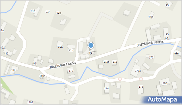 Jaszkowa Dolna, Jaszkowa Dolna, 93, mapa Jaszkowa Dolna