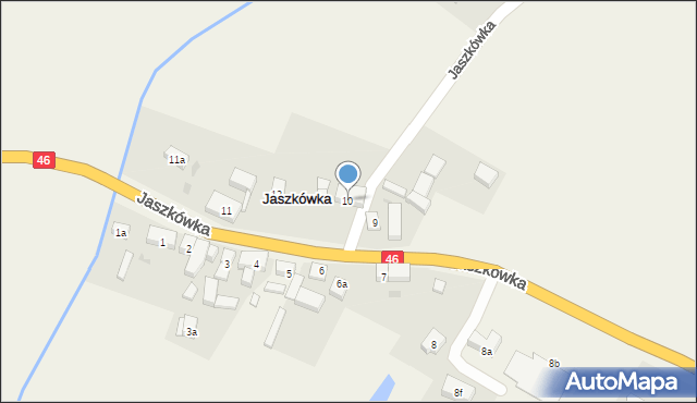 Jaszkówka, Jaszkówka, 10, mapa Jaszkówka