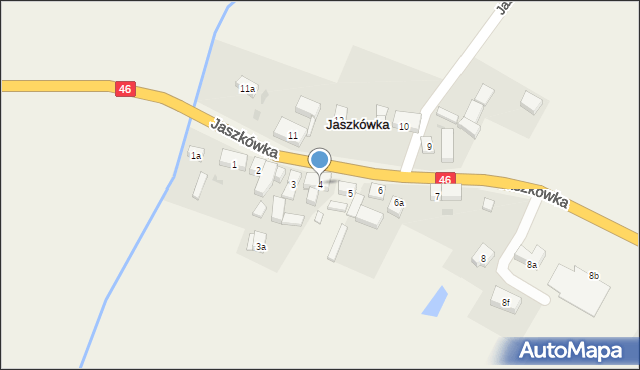 Jaszkówka, Jaszkówka, 4, mapa Jaszkówka