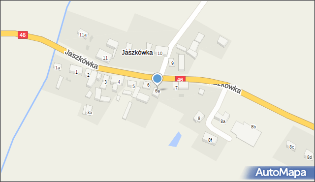 Jaszkówka, Jaszkówka, 6a, mapa Jaszkówka