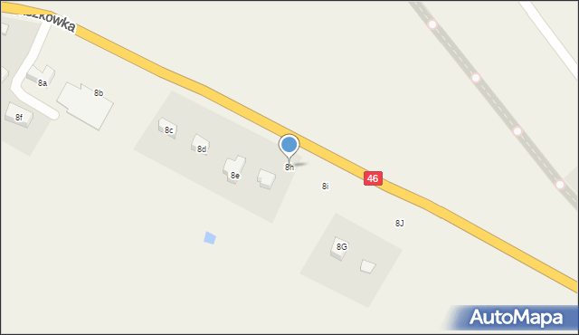 Jaszkówka, Jaszkówka, 8h, mapa Jaszkówka