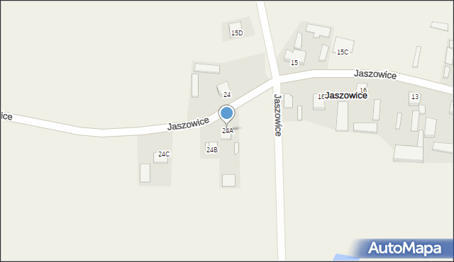 Jaszowice, Jaszowice, 24A, mapa Jaszowice