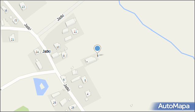 Jatki, Jatki, 8, mapa Jatki