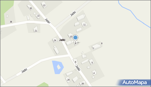 Jatki, Jatki, 9, mapa Jatki