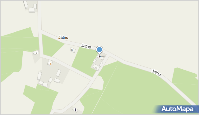 Jatno, Jatno, 7, mapa Jatno