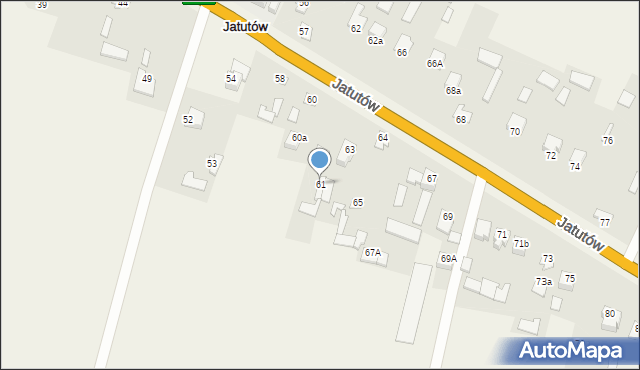 Jatutów, Jatutów, 61, mapa Jatutów