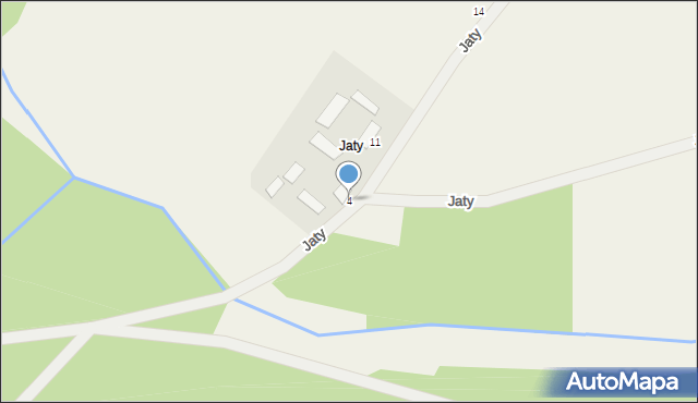 Jaty, Jaty, 4, mapa Jaty