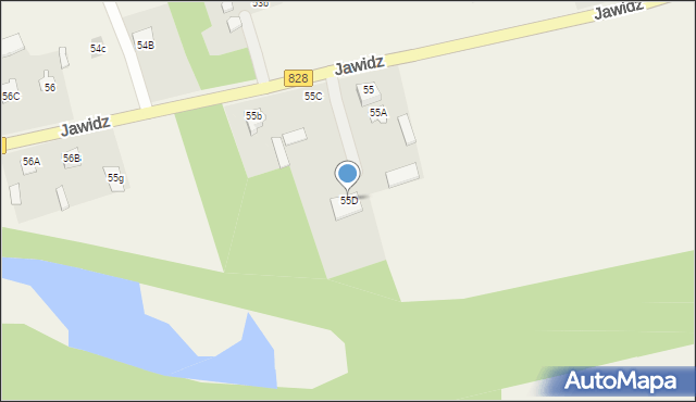 Jawidz, Jawidz, 55D, mapa Jawidz