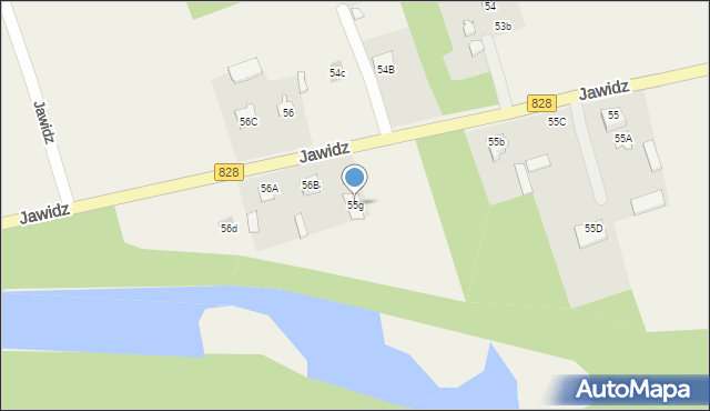 Jawidz, Jawidz, 55g, mapa Jawidz