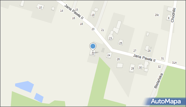 Jawiszowice, Jana Pawła II, 22, mapa Jawiszowice