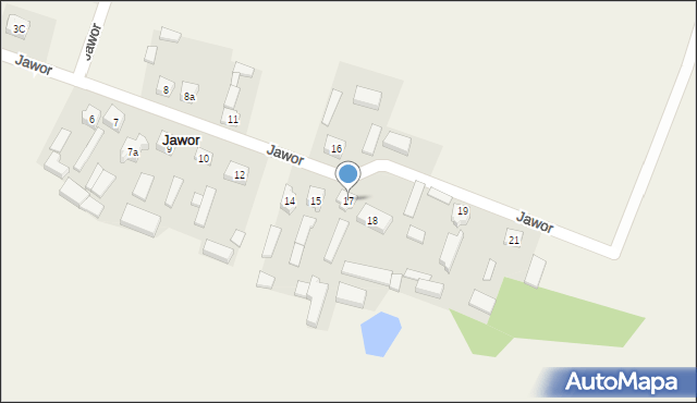 Jawor, Jawor, 17, mapa Jawor