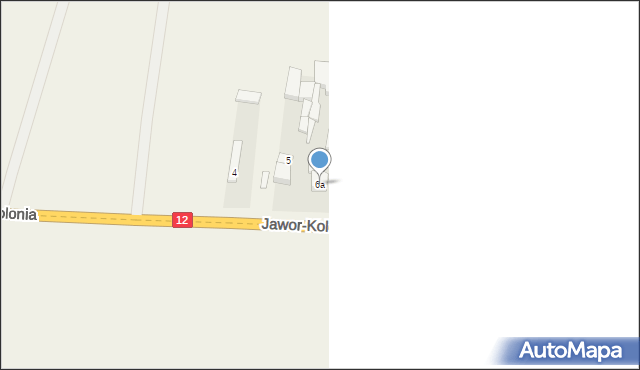 Jawor-Kolonia, Jawor-Kolonia, 6a, mapa Jawor-Kolonia