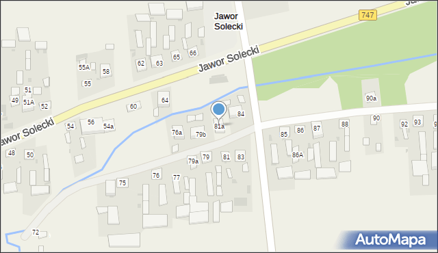 Jawor Solecki, Jawor Solecki, 81a, mapa Jawor Solecki