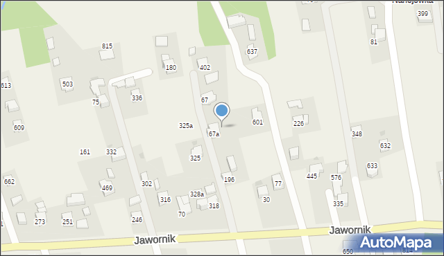 Jawornik, Jawornik, 67a, mapa Jawornik