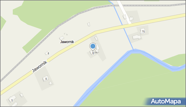 Jawornik, Jawornik, 6, mapa Jawornik