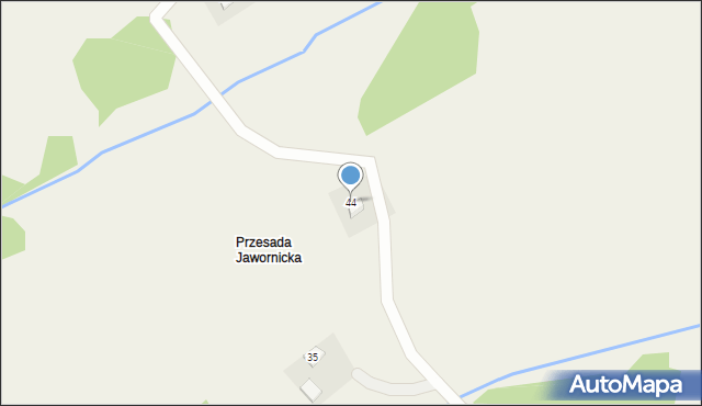 Jawornik Ruski, Jawornik Ruski, 44, mapa Jawornik Ruski