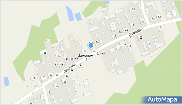 Jaworów, Jaworów, 23, mapa Jaworów