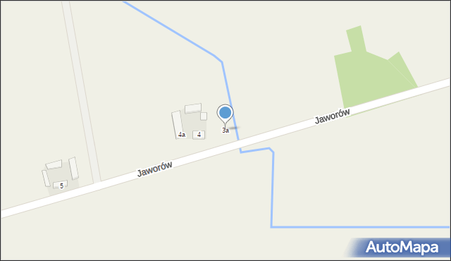 Jaworów, Jaworów, 3a, mapa Jaworów