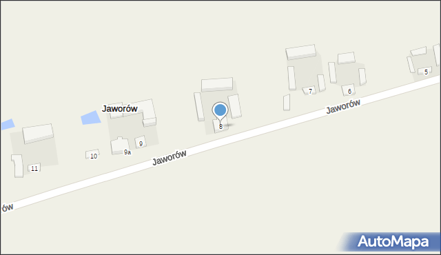 Jaworów, Jaworów, 8, mapa Jaworów