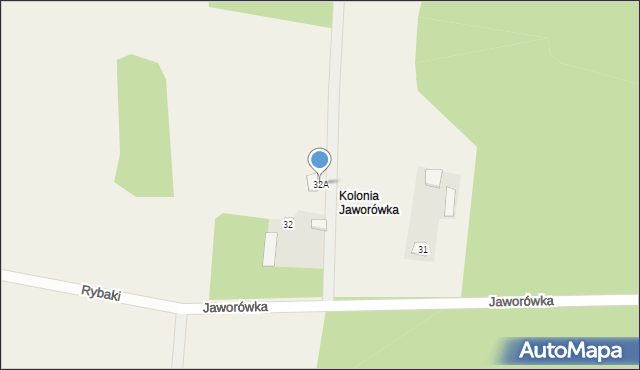 Jaworówka, Jaworówka, 32A, mapa Jaworówka