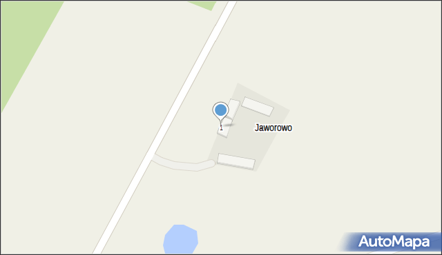 Jaworowo, Jaworowo, 1, mapa Jaworowo