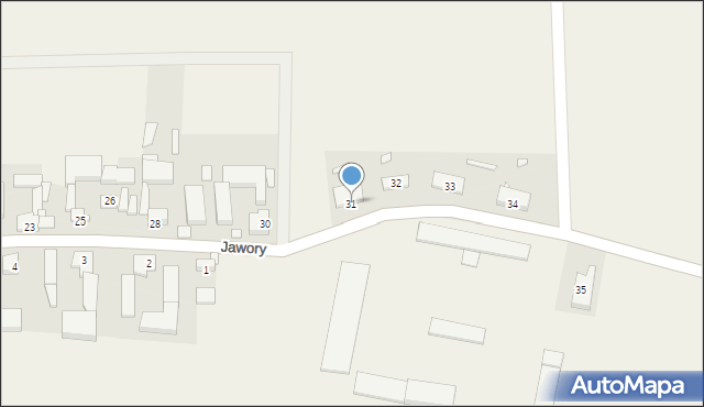 Jawory, Jawory, 31, mapa Jawory
