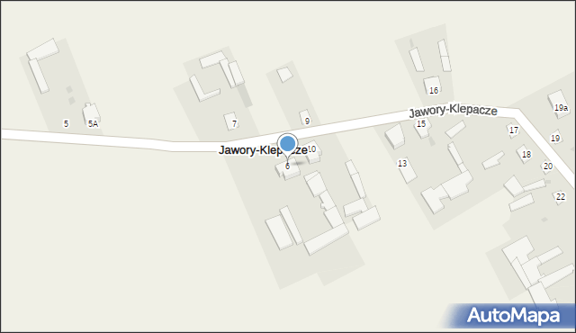 Jawory-Klepacze, Jawory-Klepacze, 6, mapa Jawory-Klepacze