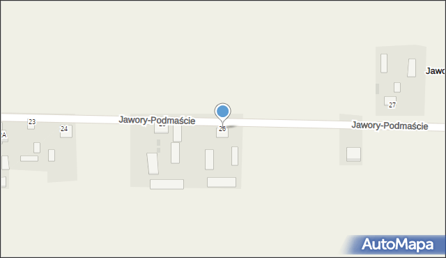 Jawory-Podmaście, Jawory-Podmaście, 26, mapa Jawory-Podmaście