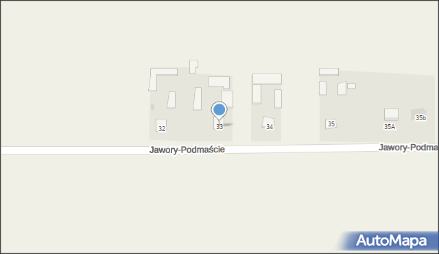 Jawory-Podmaście, Jawory-Podmaście, 33, mapa Jawory-Podmaście