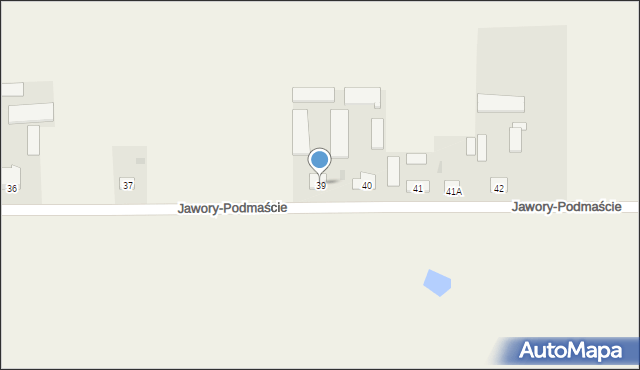 Jawory-Podmaście, Jawory-Podmaście, 39, mapa Jawory-Podmaście