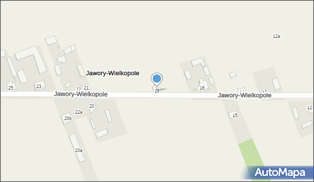 Jawory-Wielkopole, Jawory-Wielkopole, 18, mapa Jawory-Wielkopole