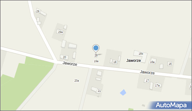 Jaworze, Jaworze, 19, mapa Jaworze