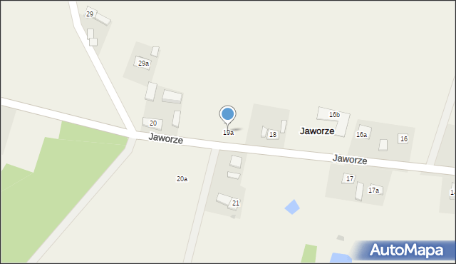 Jaworze, Jaworze, 19a, mapa Jaworze