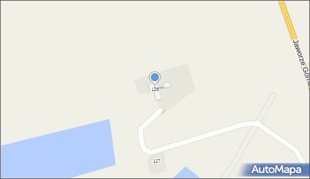 Jaworze Górne, Jaworze Górne, 128, mapa Jaworze Górne
