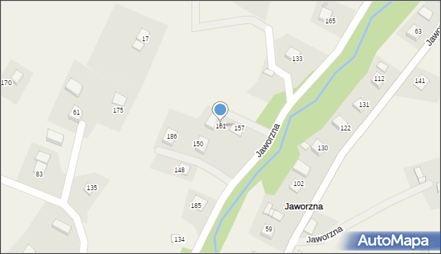 Jaworzna, Jaworzna, 161, mapa Jaworzna