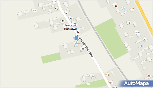 Jaworzno Bankowe, Jaworzno Bankowe, 67, mapa Jaworzno Bankowe