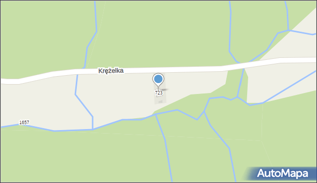 Jaworzynka, Jaworzynka, 723, mapa Jaworzynka