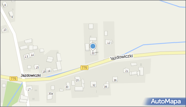 Jazdowiczki, Jazdowiczki, 11, mapa Jazdowiczki