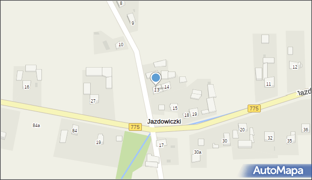 Jazdowiczki, Jazdowiczki, 13, mapa Jazdowiczki