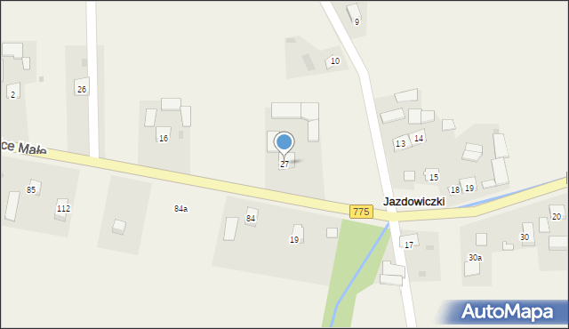 Jazdowiczki, Jazdowiczki, 27, mapa Jazdowiczki