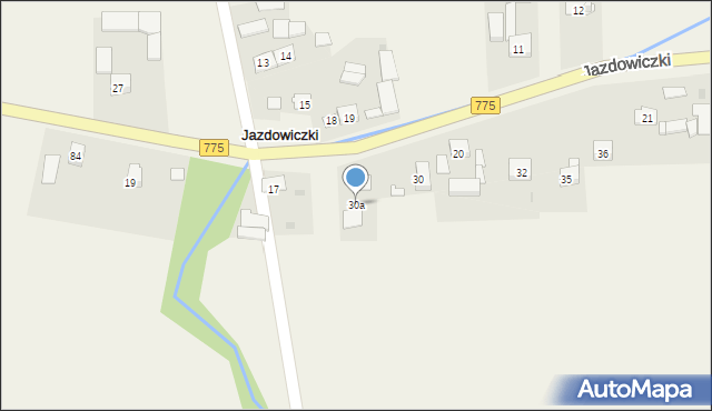 Jazdowiczki, Jazdowiczki, 30a, mapa Jazdowiczki