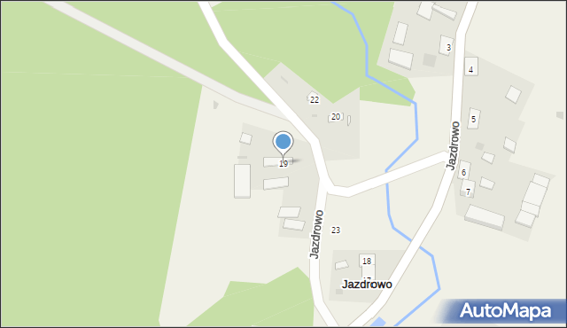 Jazdrowo, Jazdrowo, 19, mapa Jazdrowo