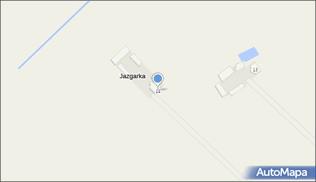 Jazgarka, Jazgarka, 14, mapa Jazgarka