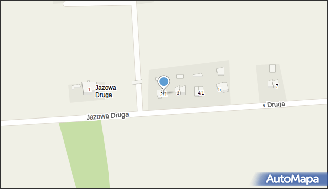 Jazowa Druga, Jazowa Druga, 2/1, mapa Jazowa Druga