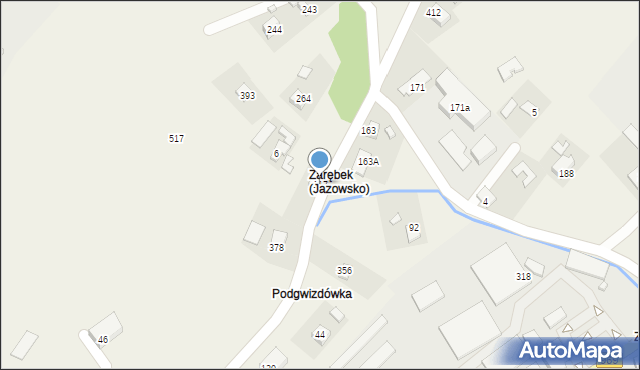 Jazowsko, Jazowsko, 117, mapa Jazowsko