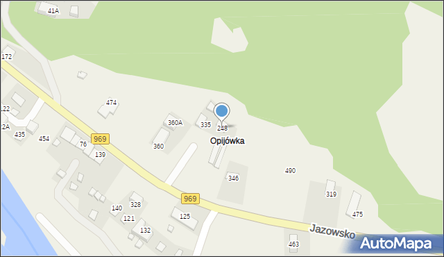 Jazowsko, Jazowsko, 248, mapa Jazowsko
