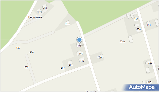 Jazowsko, Jazowsko, 448, mapa Jazowsko