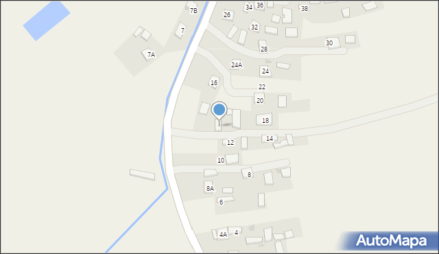 Jaźwiny, Jaźwiny, 16, mapa Jaźwiny