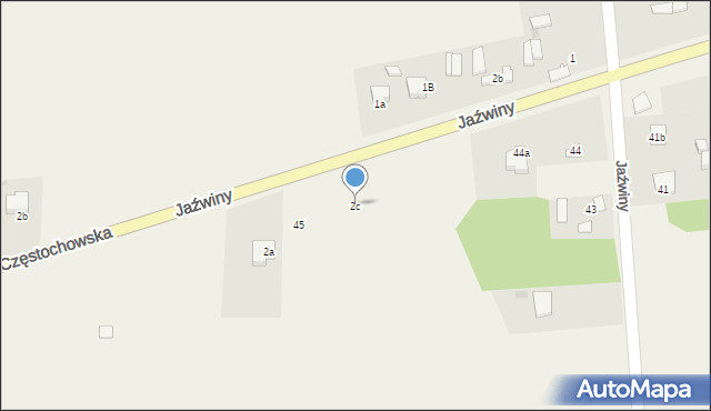 Jaźwiny, Jaźwiny, 2c, mapa Jaźwiny